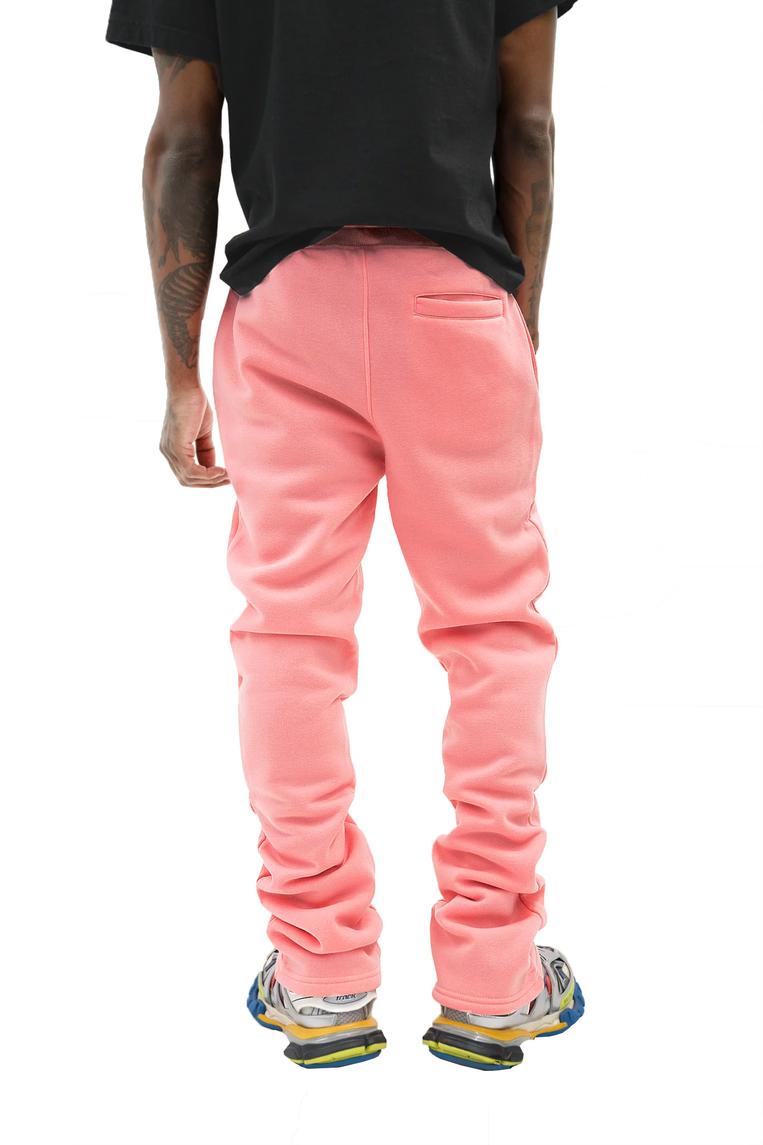 Men's Fleece Stacked Fit Sweat Pants - Image 3
