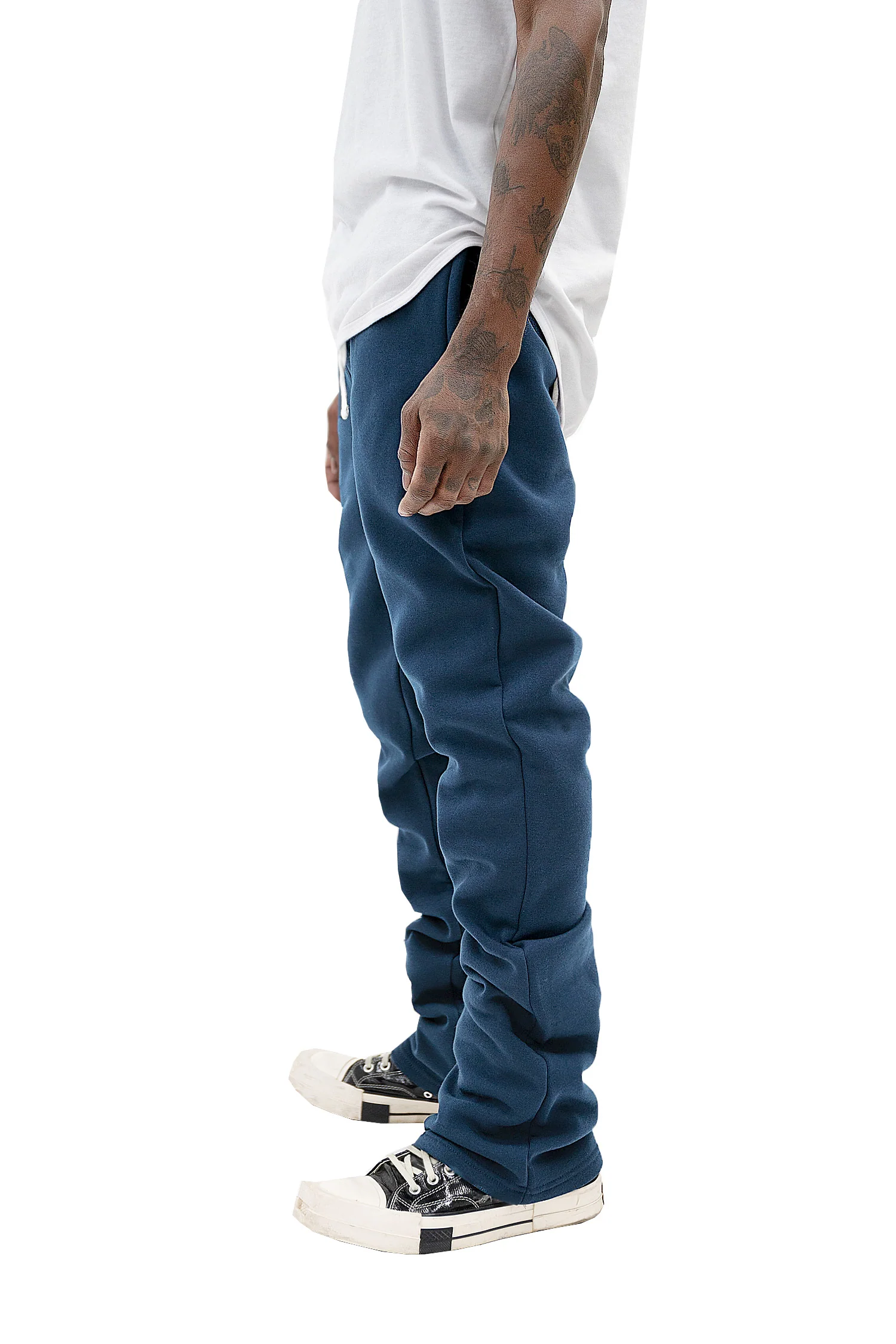 Men's Fleece Stacked Fit Sweat Pants - Image 7
