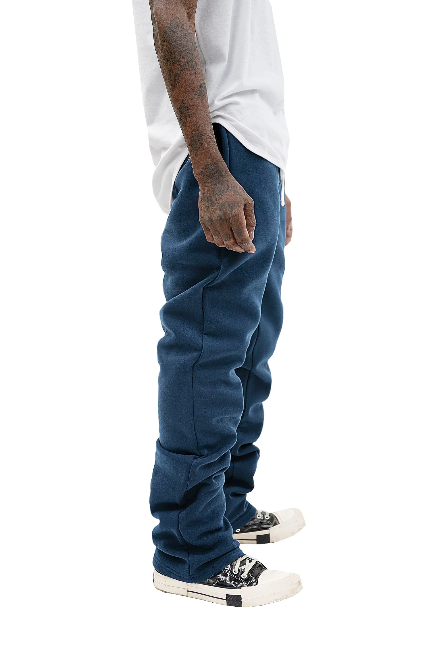 Men's Fleece Stacked Fit Sweat Pants - Image 9