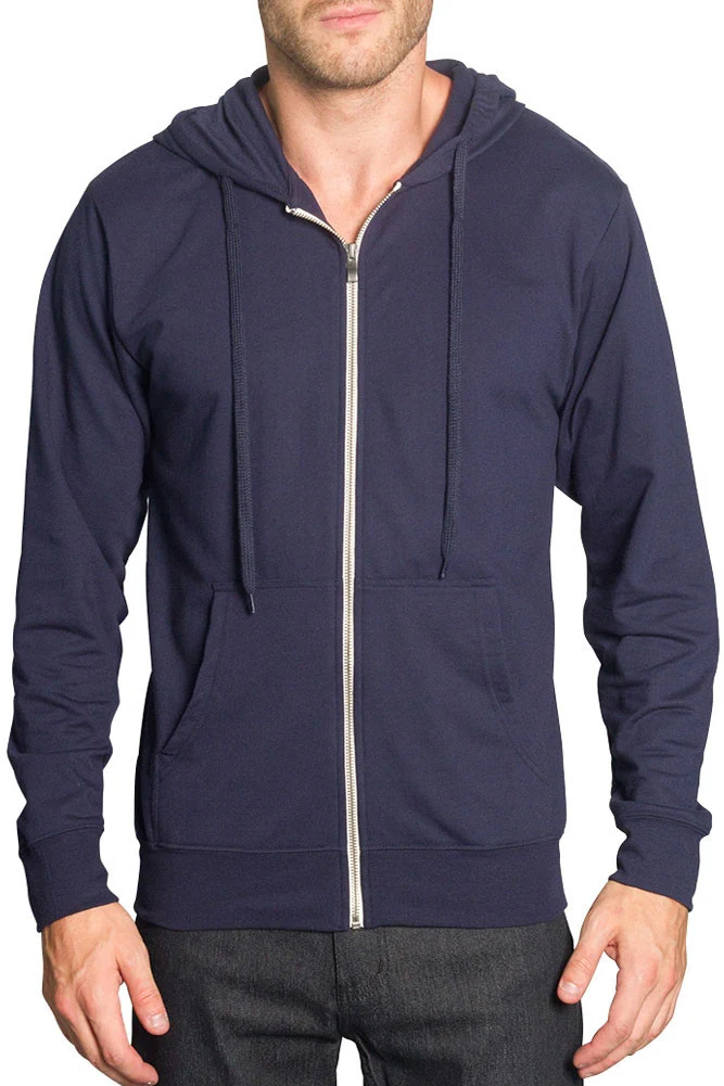 Men's French Terry Zip Down Hoodie - Image 10