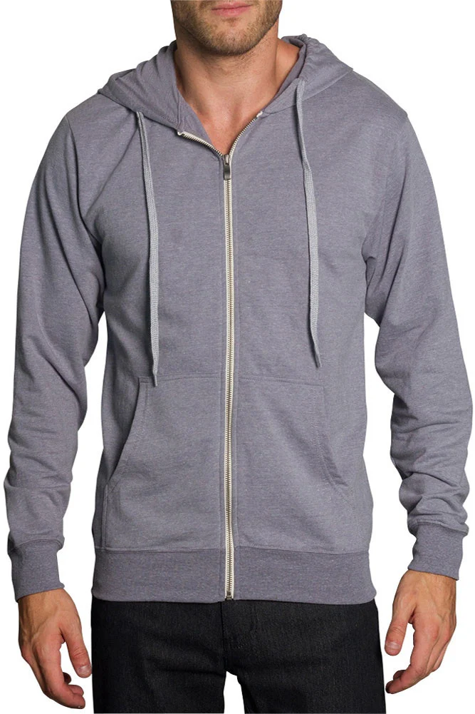 Men's French Terry Zip Down Hoodie - Image 7