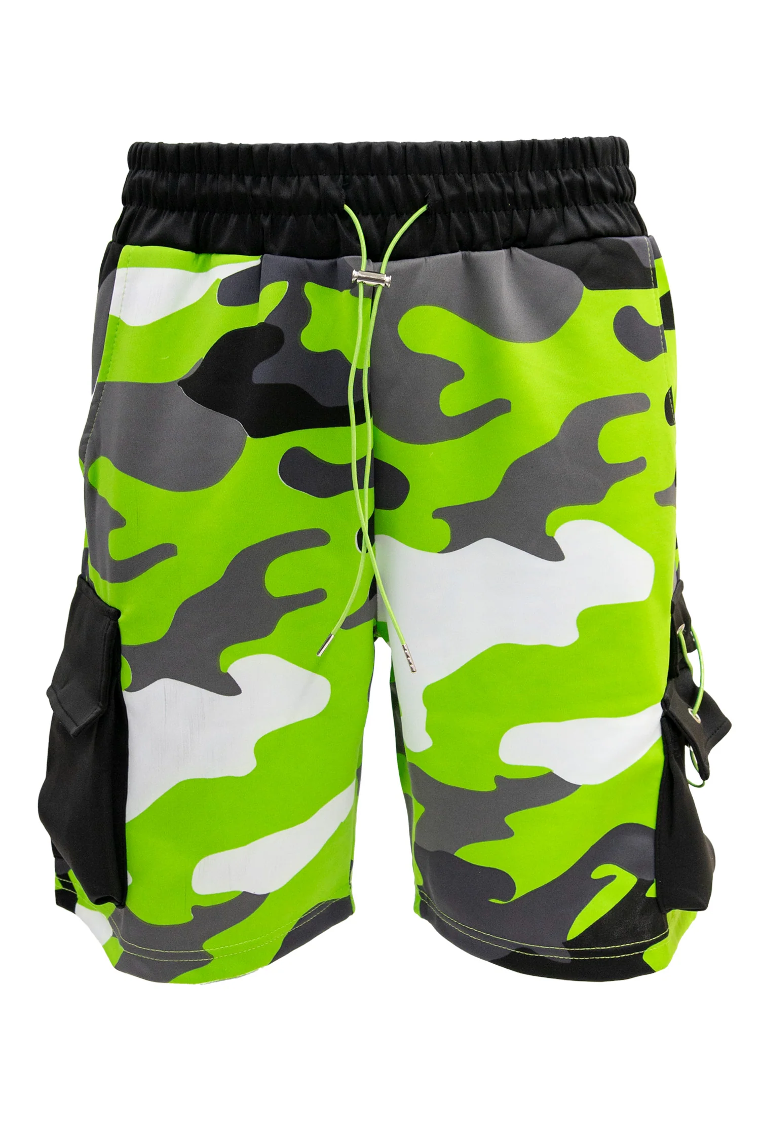 Men's Full Camo Sweat Cargo Shorts - Image 17