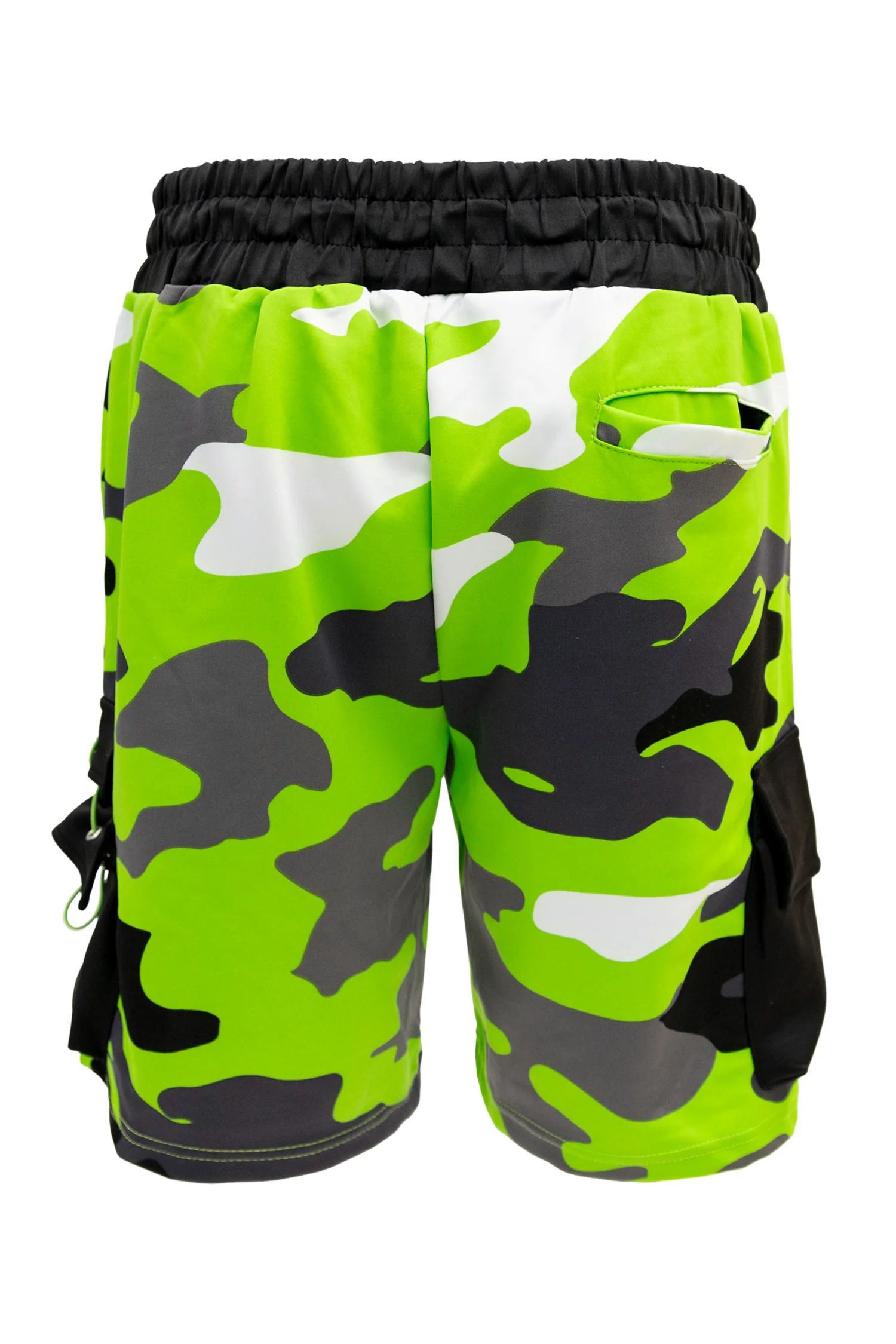 Men's Full Camo Sweat Cargo Shorts - Image 20