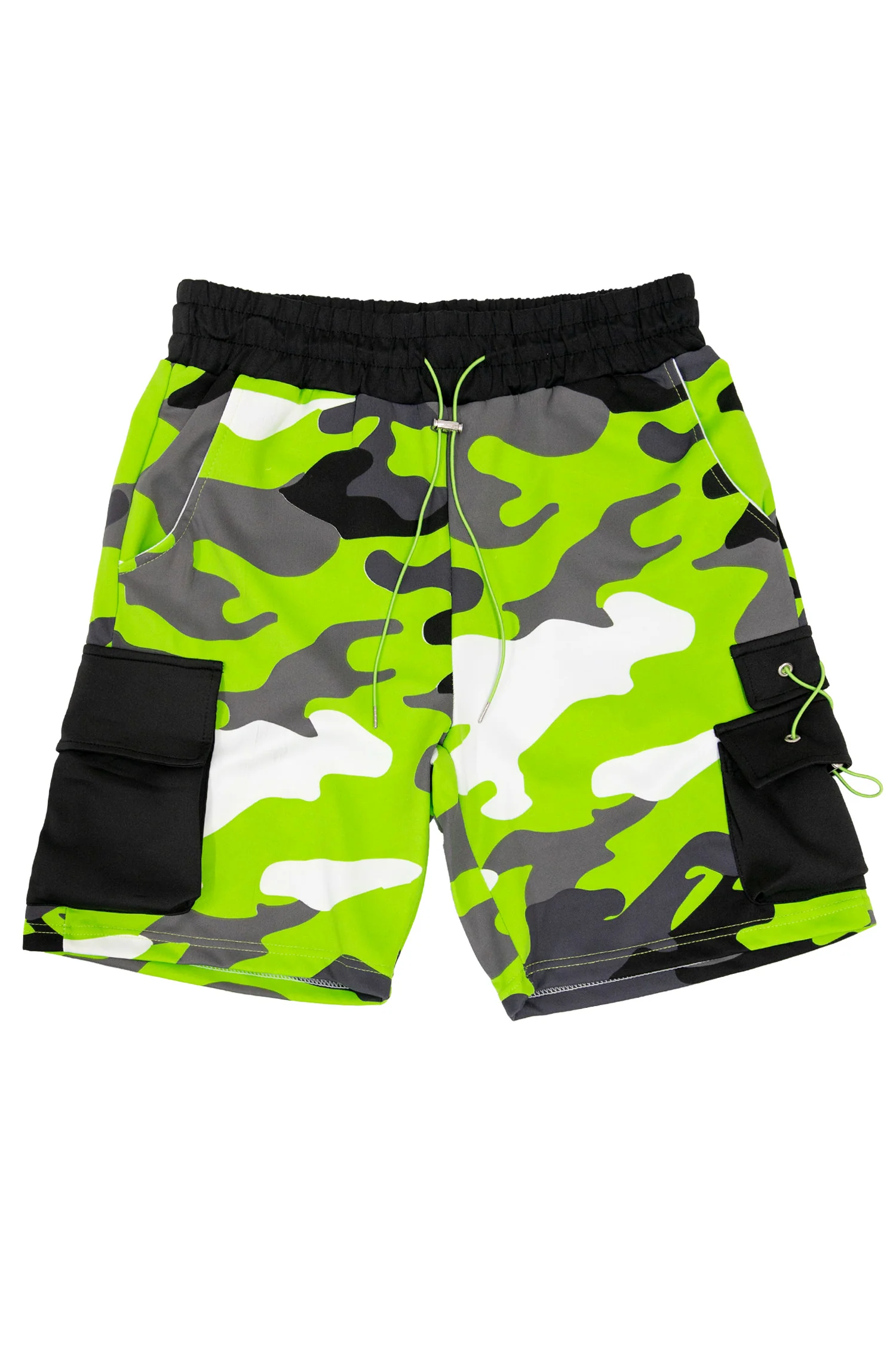 Men's Full Camo Sweat Cargo Shorts - Image 21