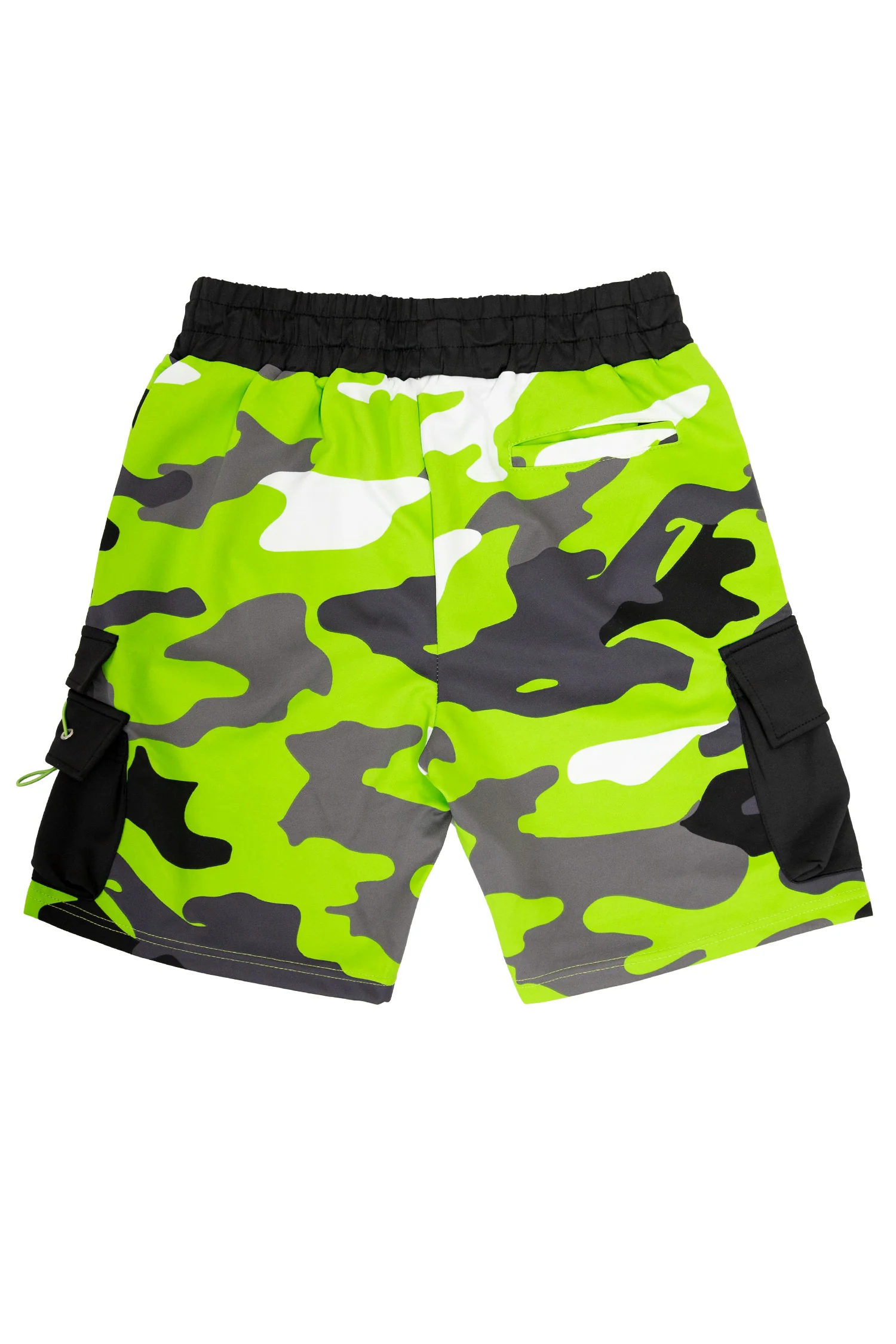 Men's Full Camo Sweat Cargo Shorts - Image 22