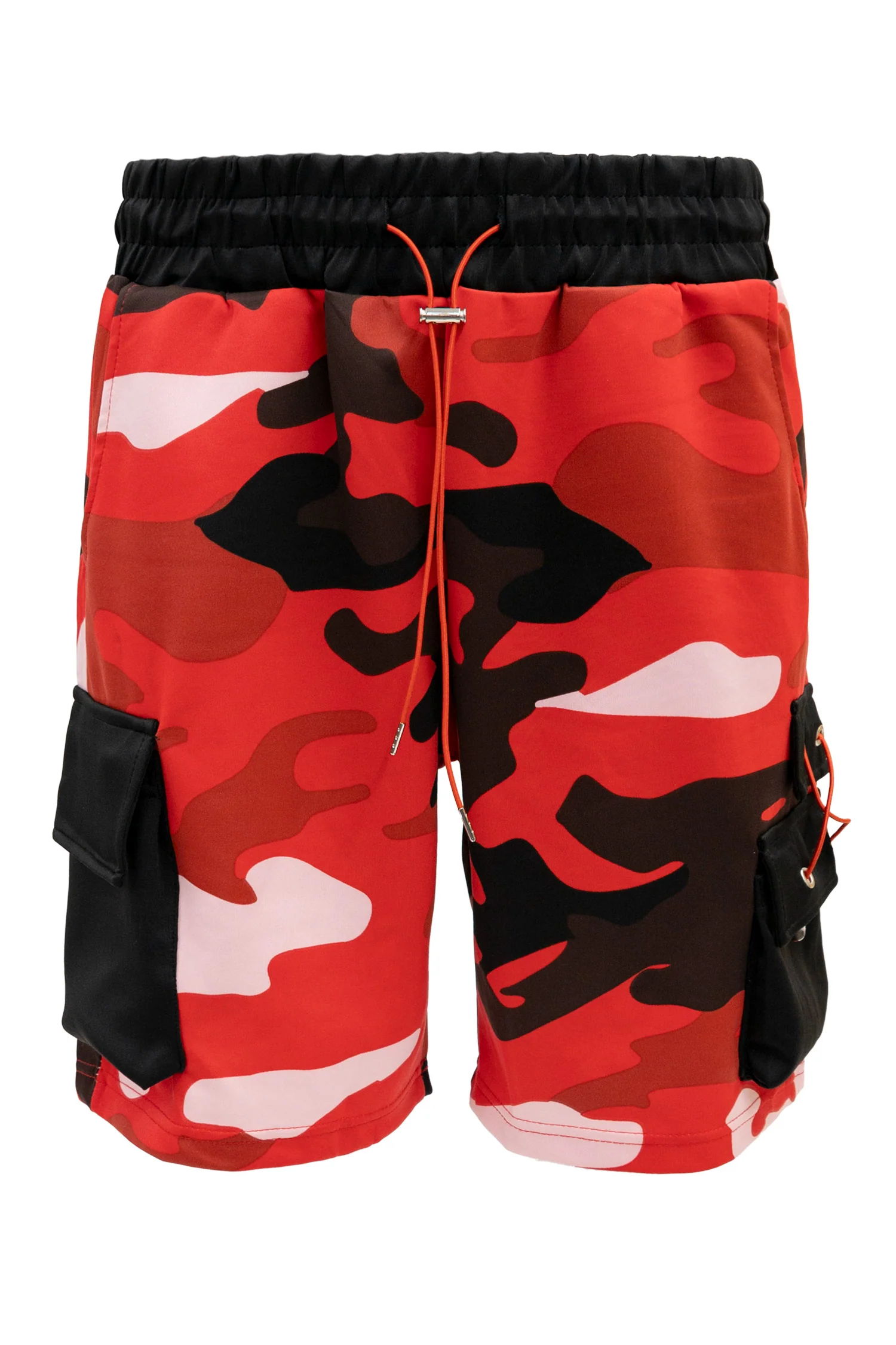 Men's Full Camo Sweat Cargo Shorts - Image 25