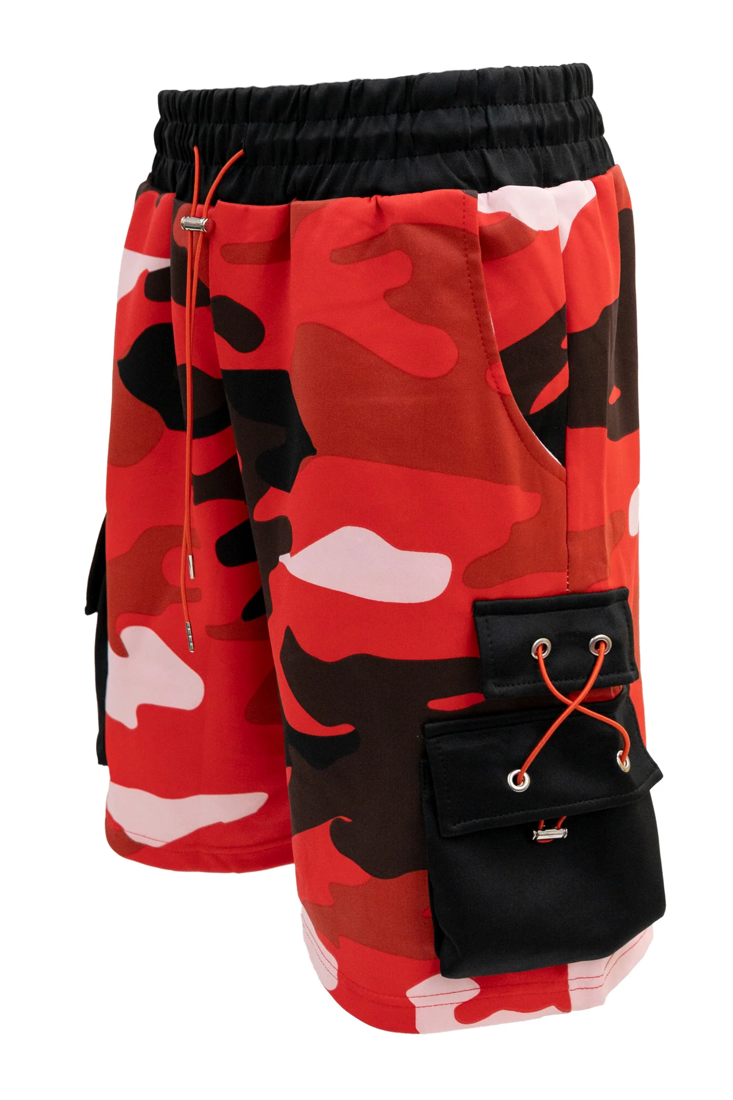 Men's Full Camo Sweat Cargo Shorts - Image 26