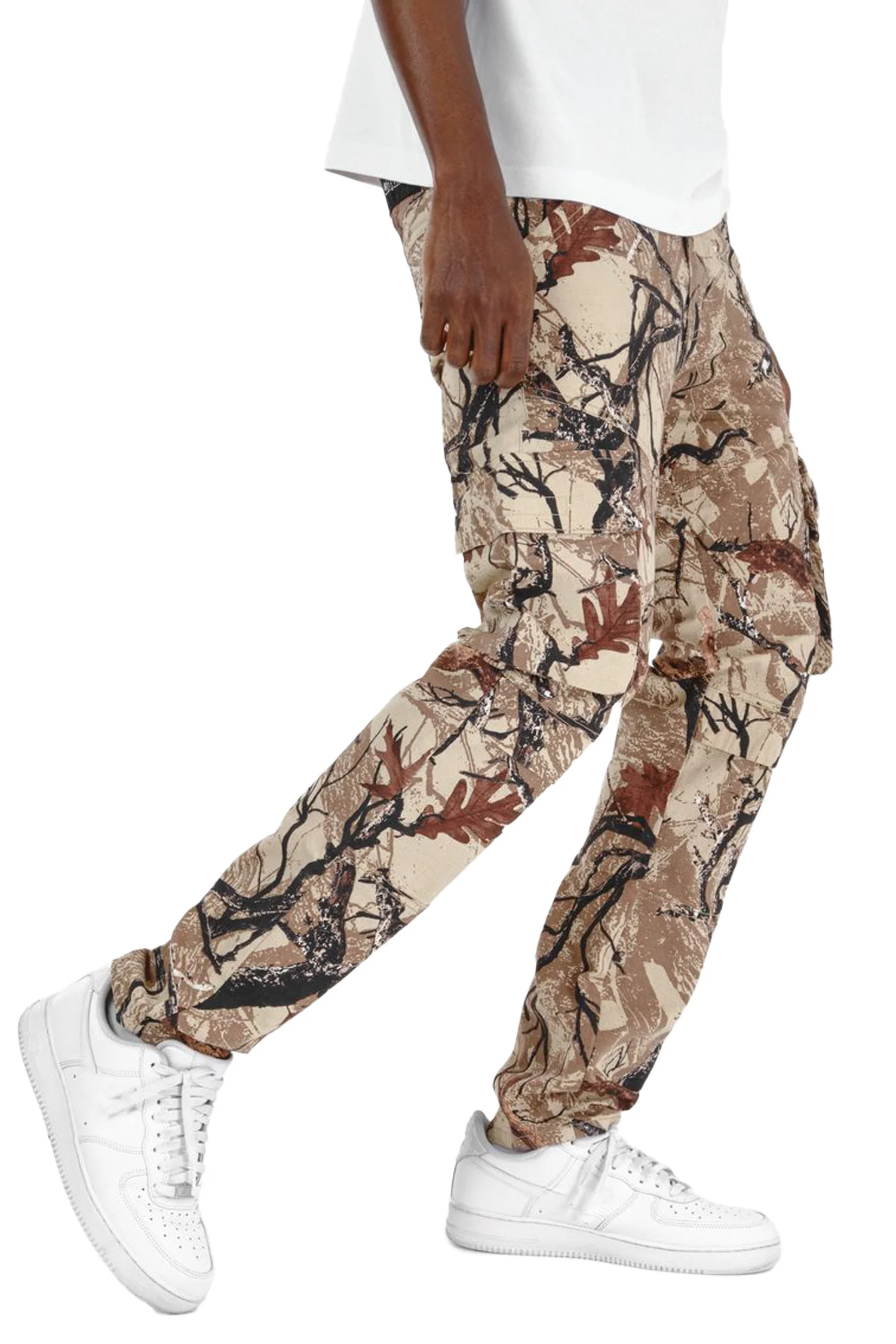 Men's Hunter Camo Cargo Pants - Image 4