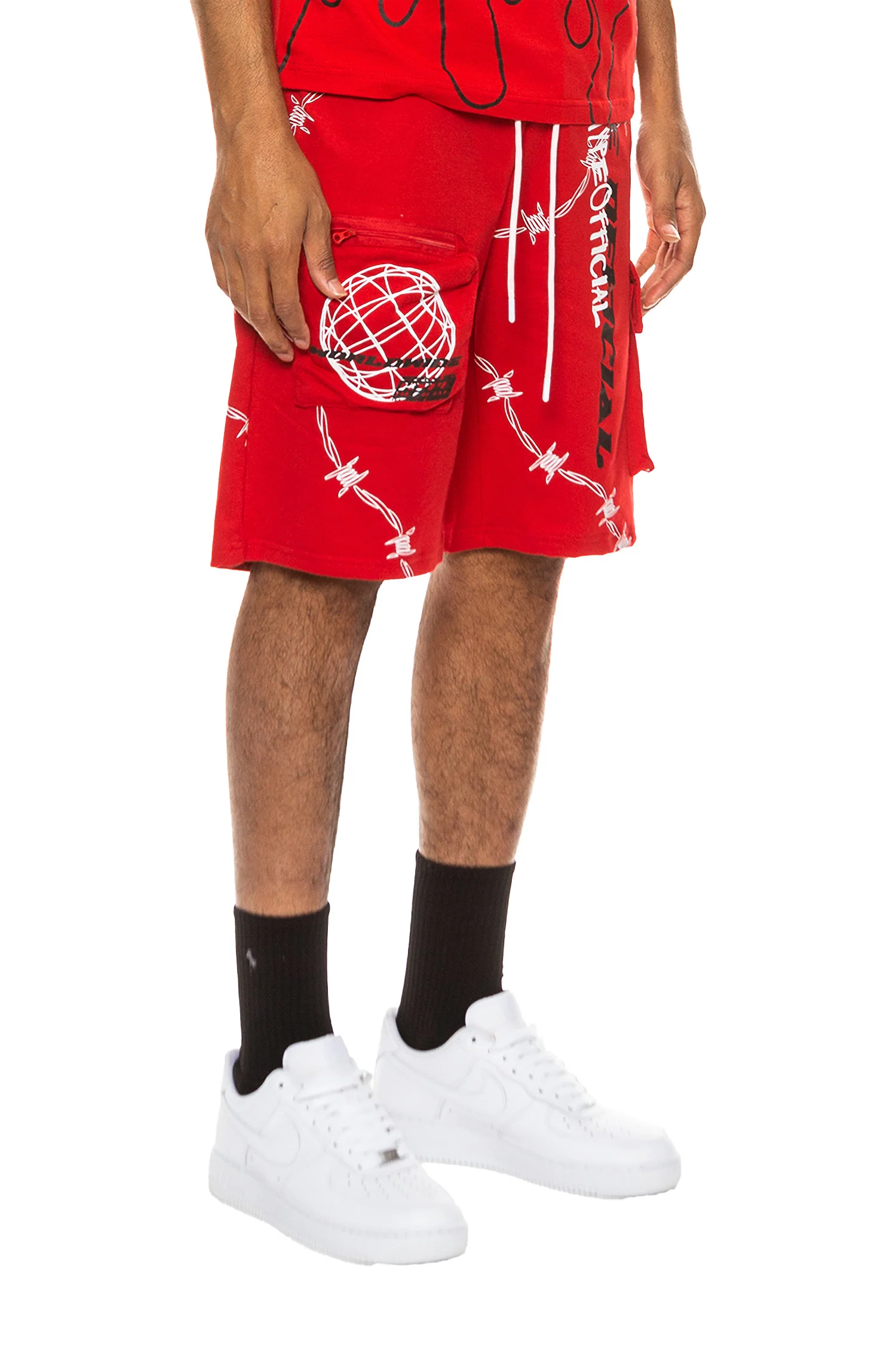 Men's Hype Official Graphic Cargo Shorts - Image 10