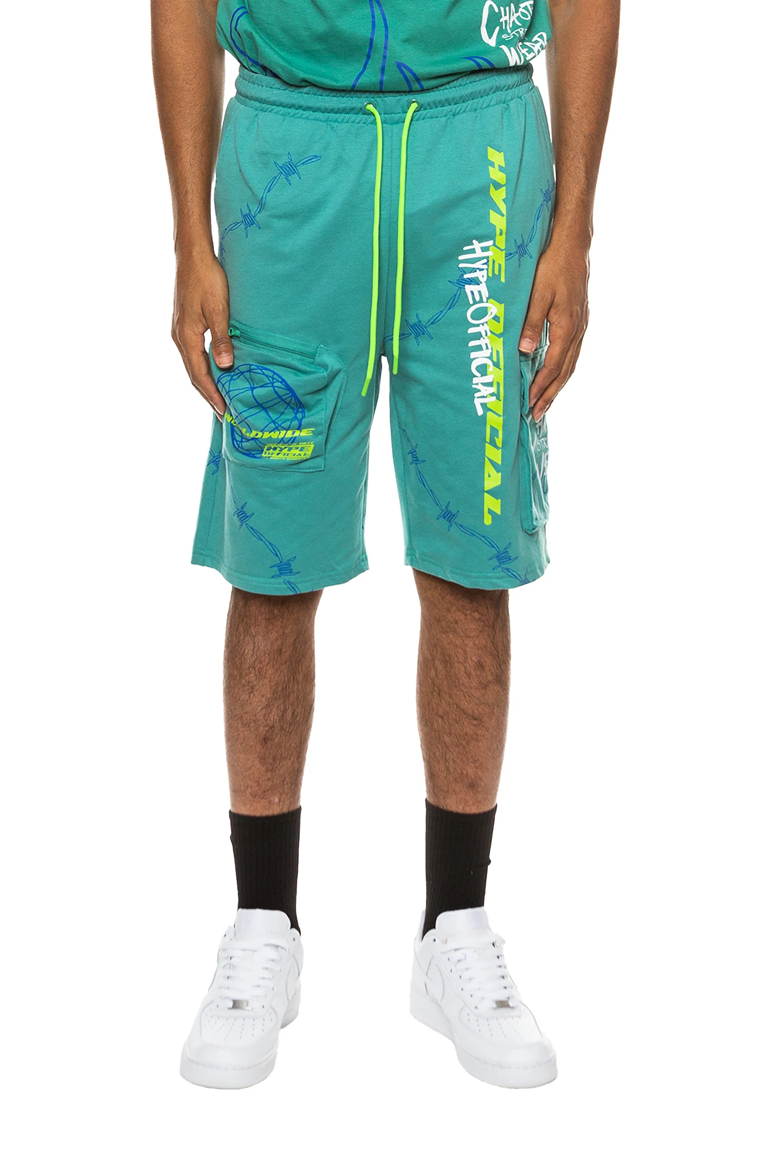 Men's Hype Official Graphic Cargo Shorts - Image 12