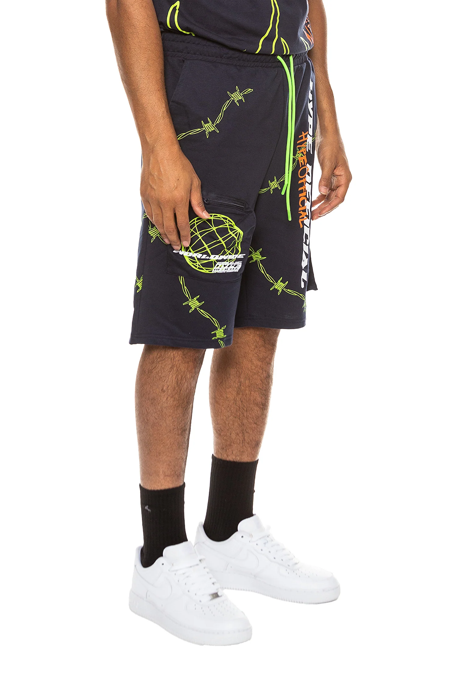 Men's Hype Official Graphic Cargo Shorts - Image 5