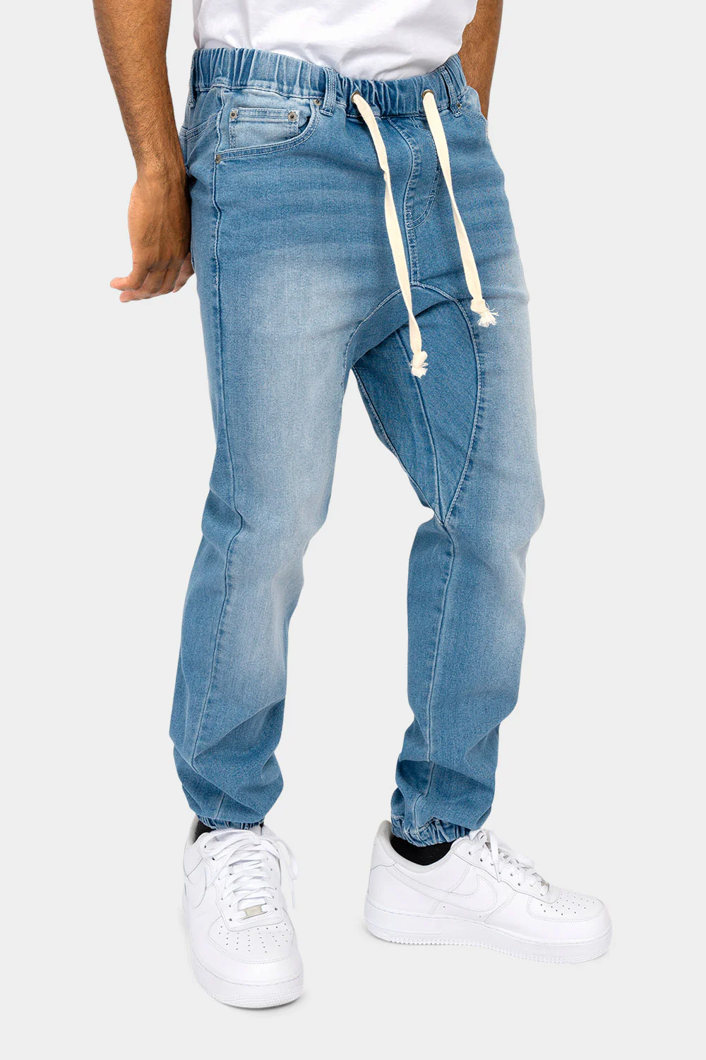 Denim Jogger Pants - Image 15
