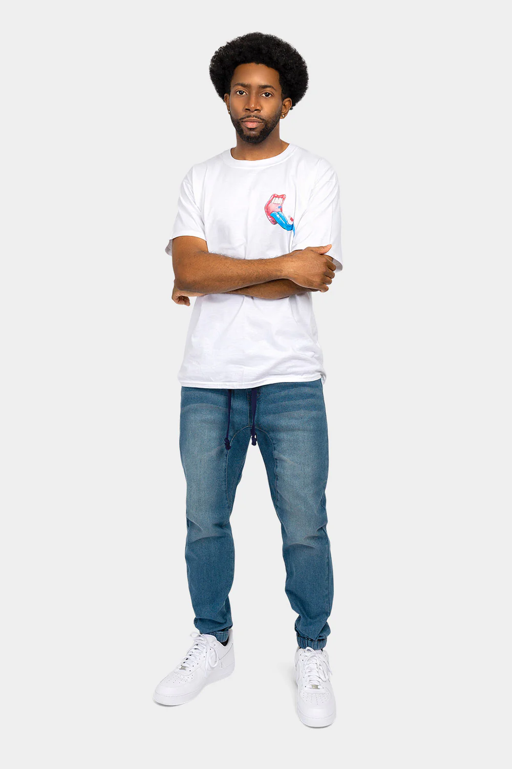 Denim Jogger Pants - Image 6