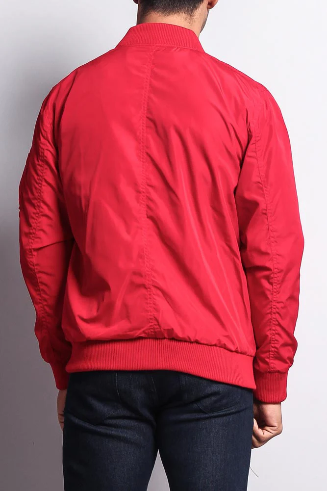 Men's Lightweight Bomber Flight Jacket - Image 19