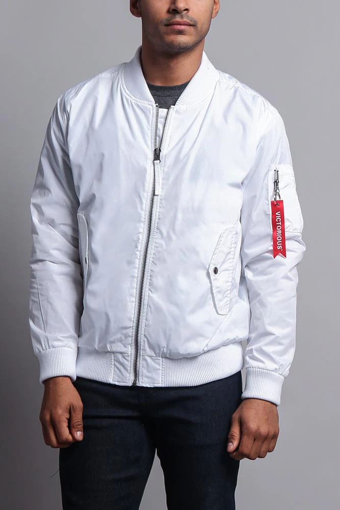 Men's Lightweight Bomber Flight Jacket - Image 22