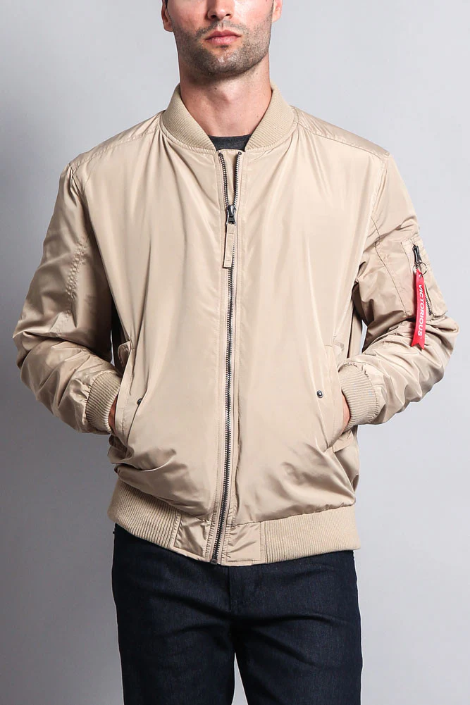Men's Lightweight Bomber Flight Jacket - Image 27