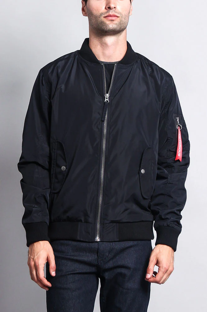Men's Lightweight Bomber Flight Jacket - Image 32