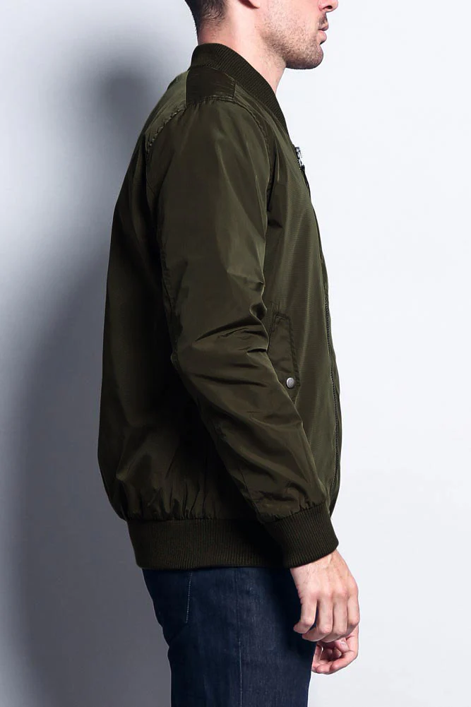 Men's Lightweight Bomber Flight Jacket - Image 40