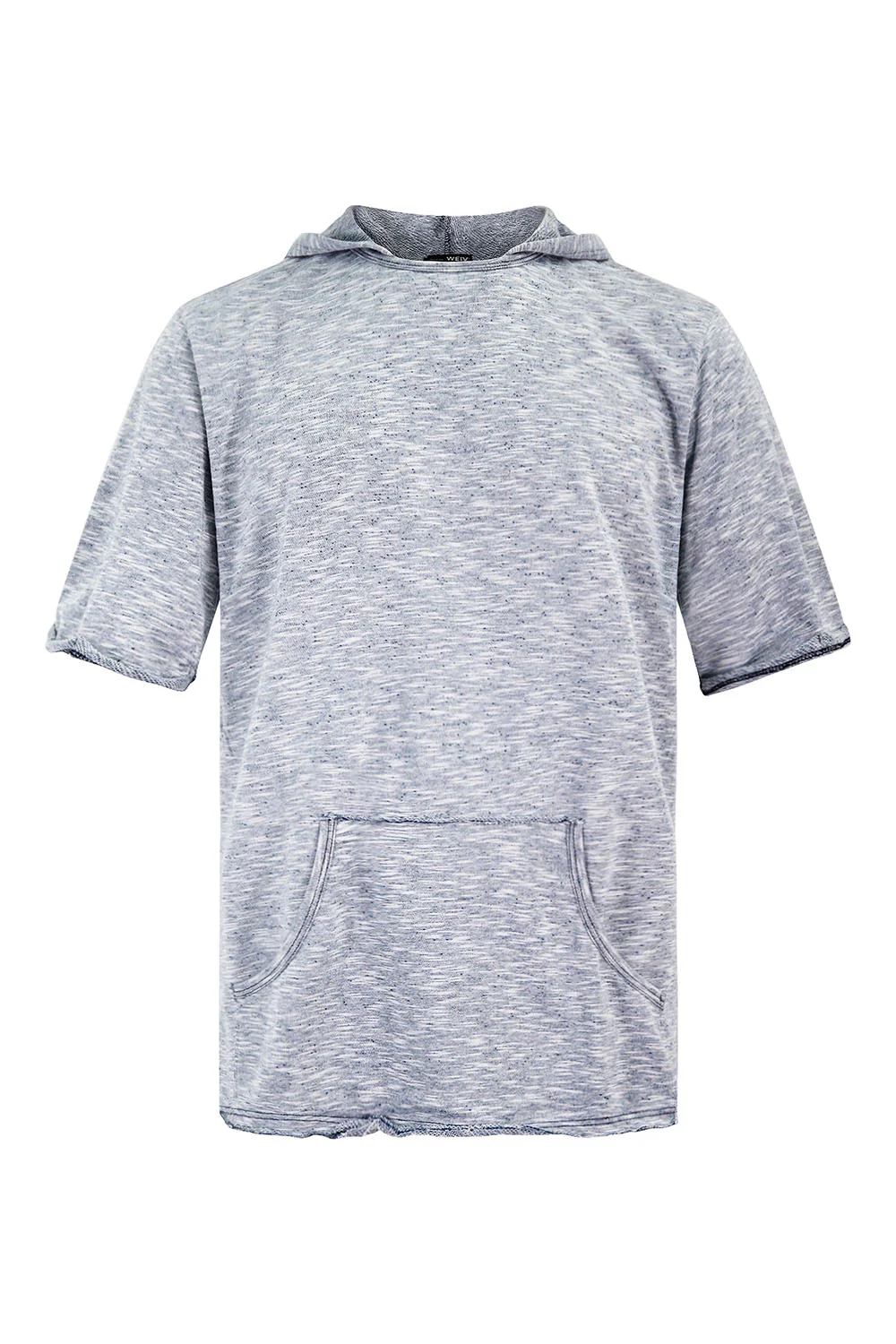 Men's Lightweight Marbled Short Sleeve Hoodie - Image 4