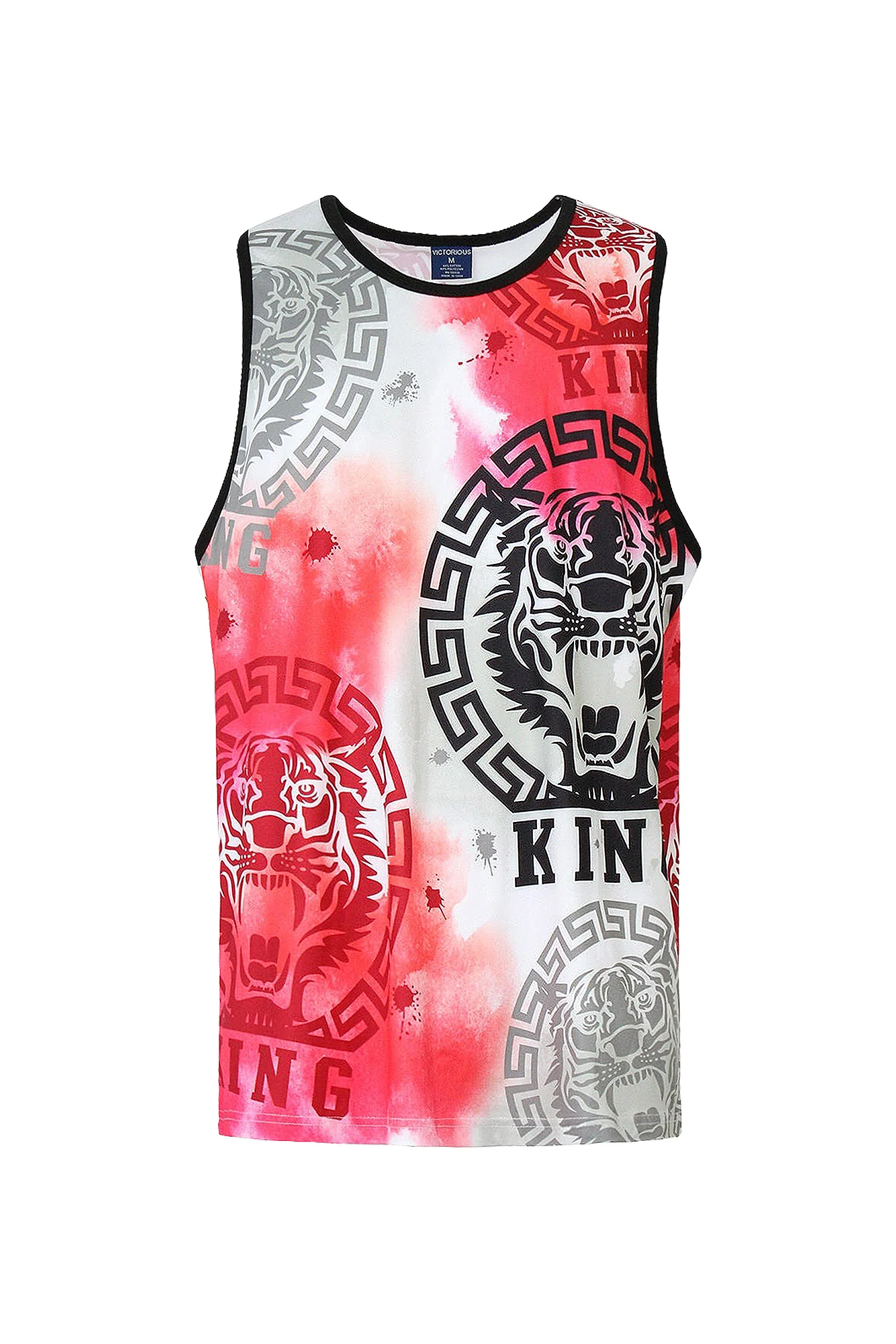 Men's Multicolor King Tiger Tank Top - Image 3