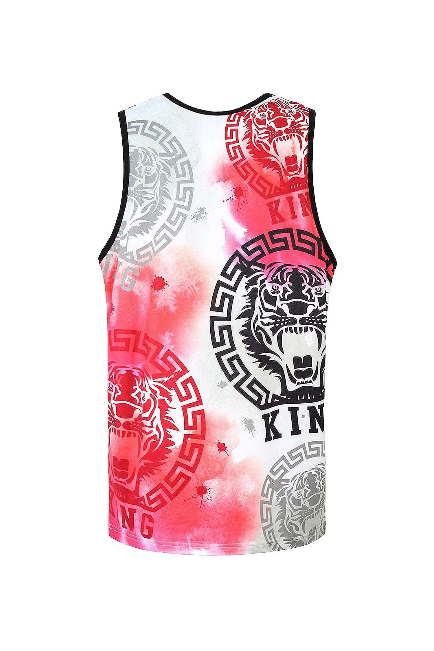 Men's Multicolor King Tiger Tank Top - Image 4