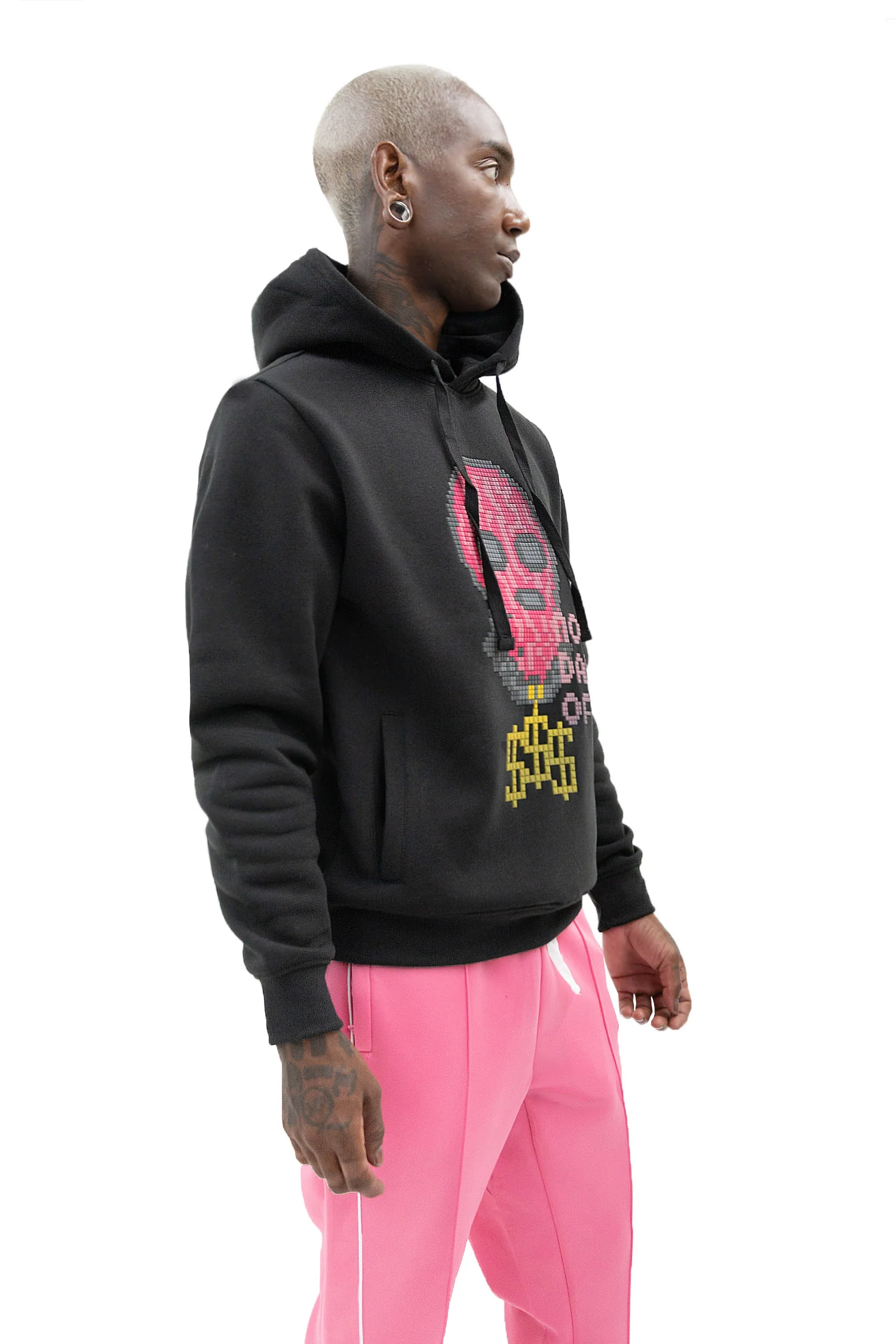 Men's No Days Off 3D Lego Hoodie - Image 4