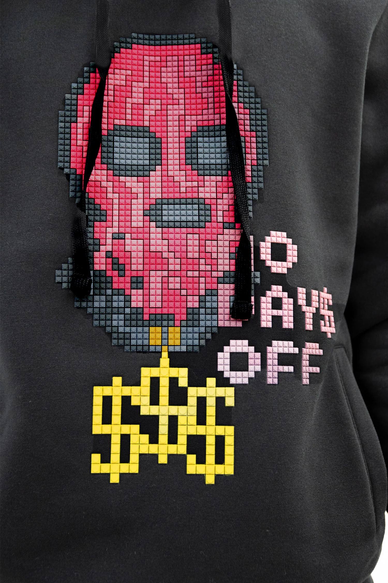 Men's No Days Off 3D Lego Hoodie - Image 6