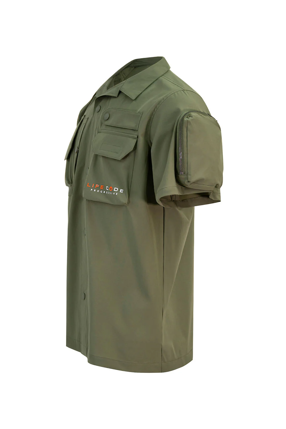 Nylon Taslan Short Sleeve Shirt - Image 2