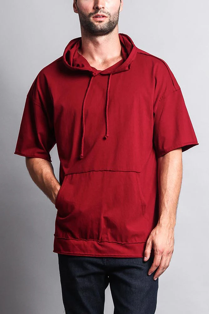 Men's Over Sized Hooded T-Shirt - Image 10