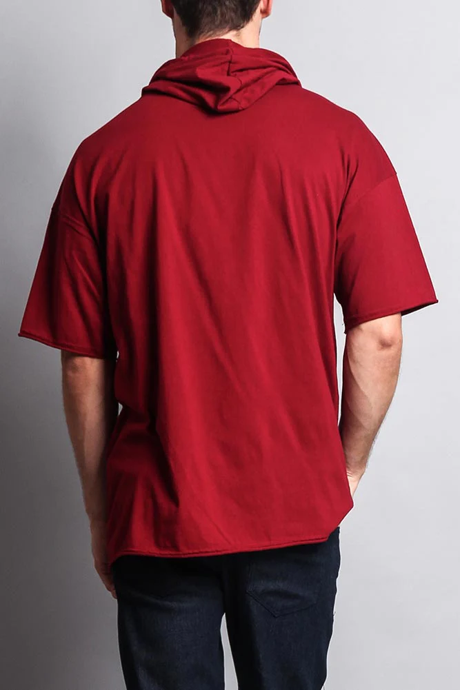 Men's Over Sized Hooded T-Shirt - Image 12
