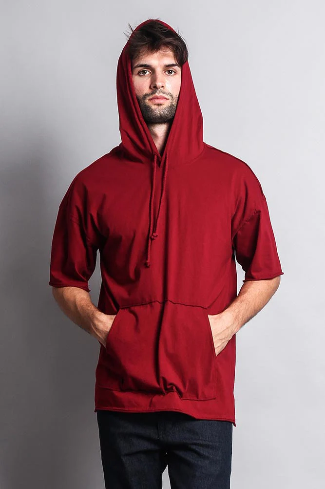 Men's Over Sized Hooded T-Shirt - Image 15