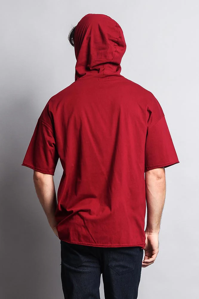 Men's Over Sized Hooded T-Shirt - Image 16