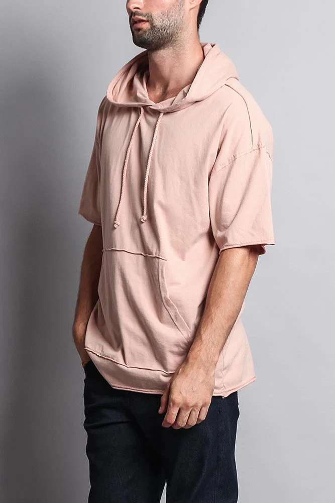 Men's Over Sized Hooded T-Shirt - Image 17