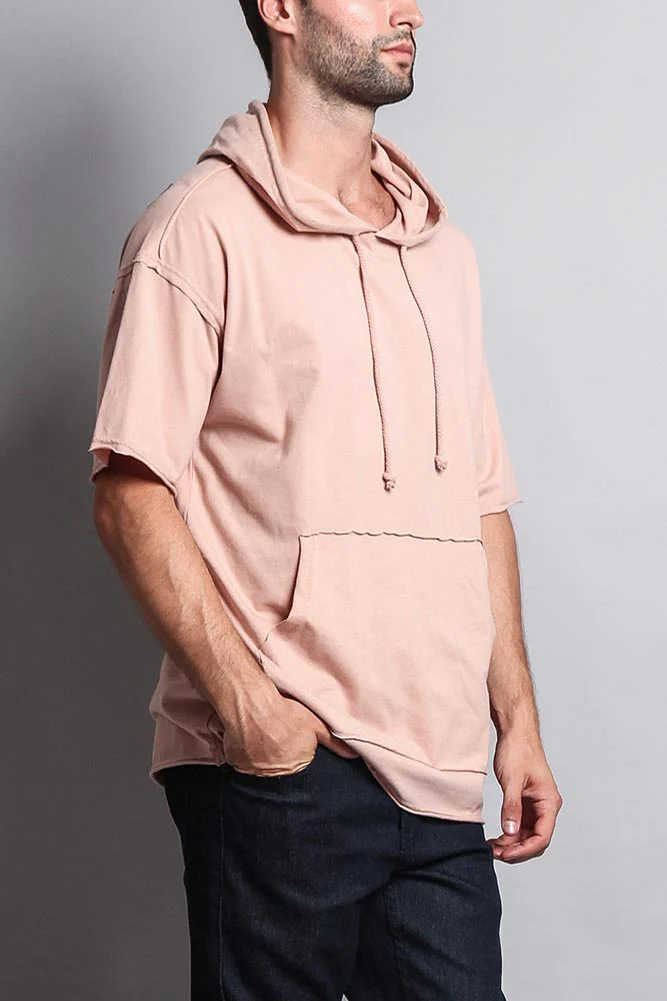 Men's Over Sized Hooded T-Shirt - Image 19
