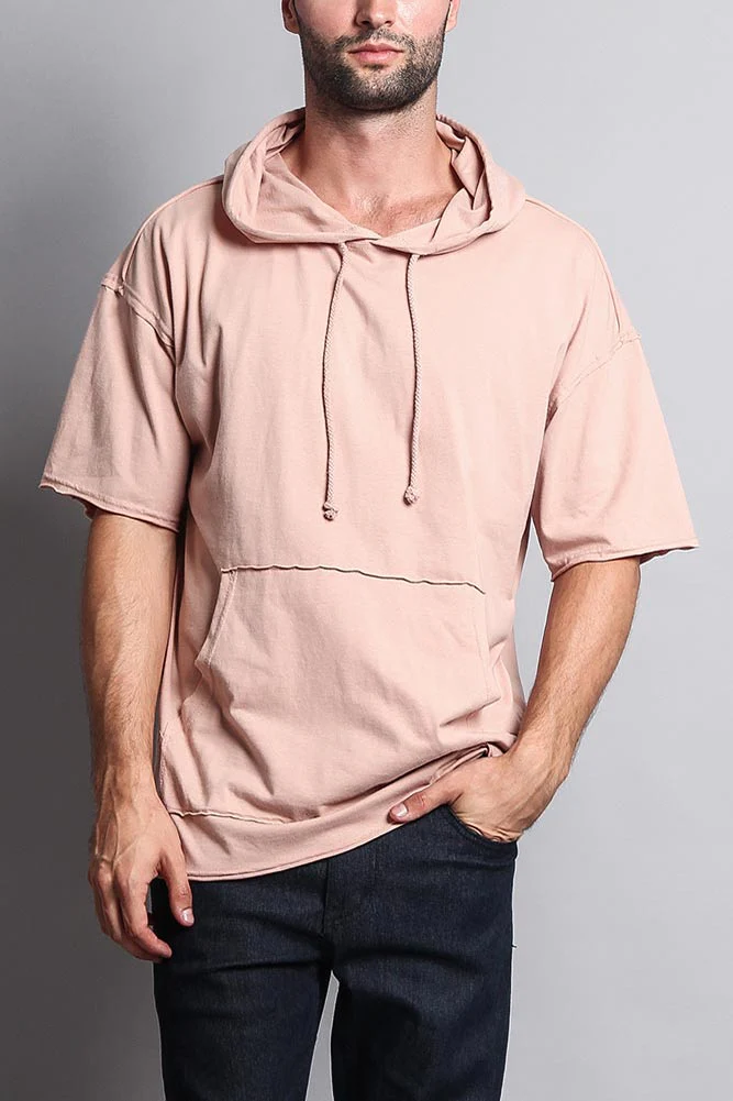 Men's Over Sized Hooded T-Shirt - Image 2