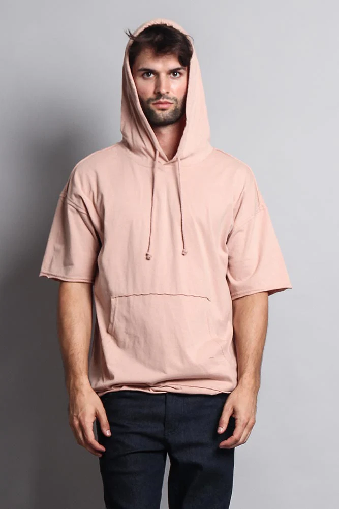 Men's Over Sized Hooded T-Shirt - Image 20