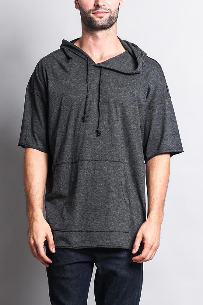 Men's Over Sized Hooded T-Shirt - Image 23
