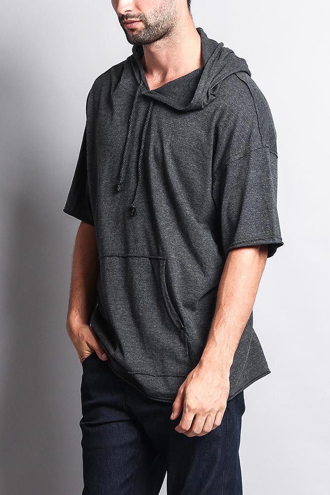 Men's Over Sized Hooded T-Shirt - Image 24