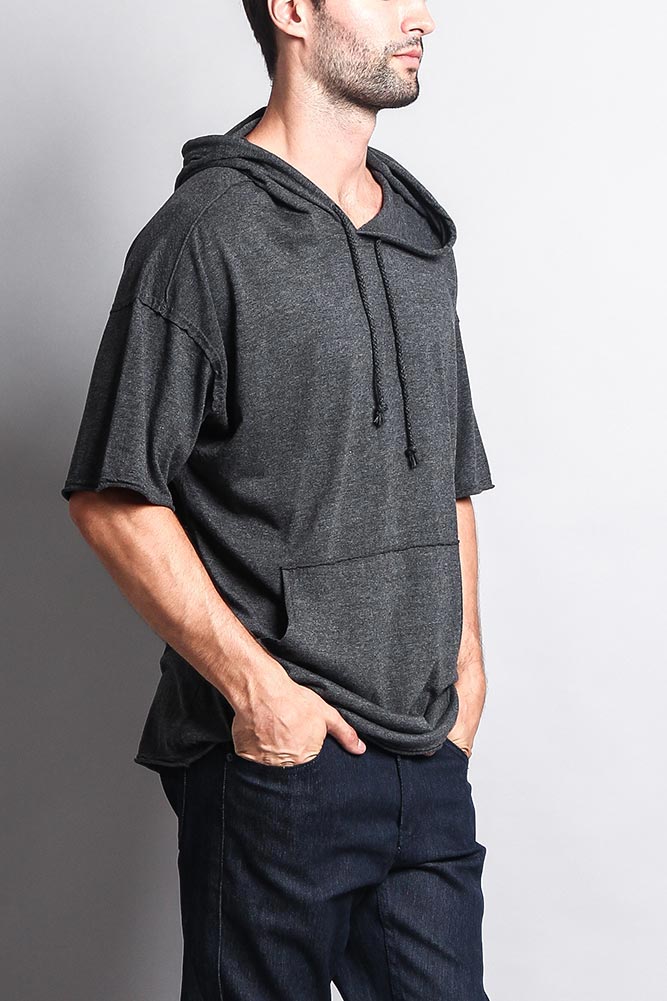 Men's Over Sized Hooded T-Shirt - Image 26