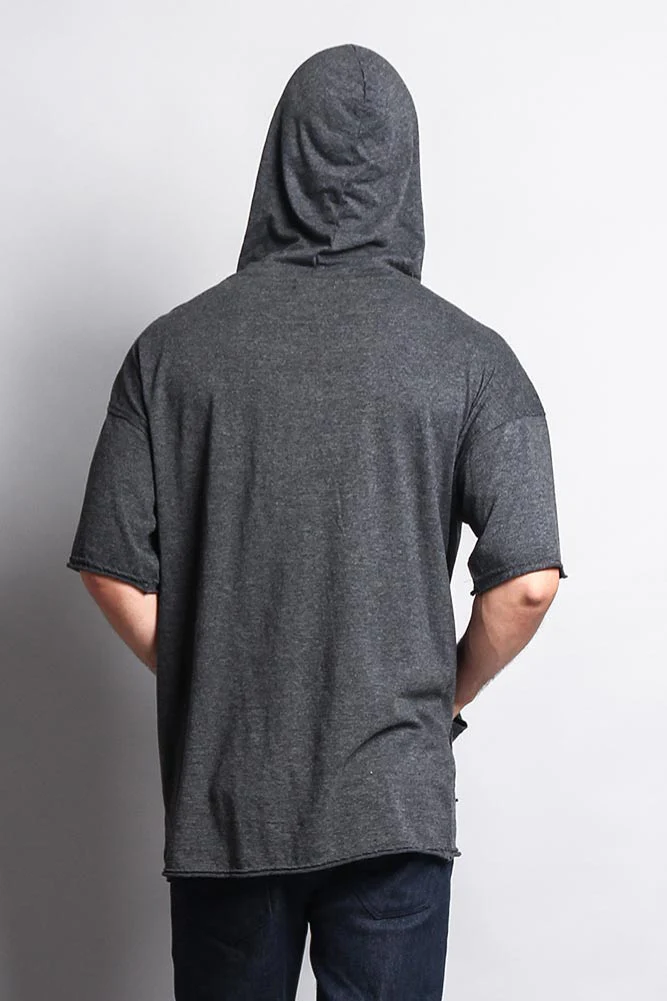 Men's Over Sized Hooded T-Shirt - Image 29