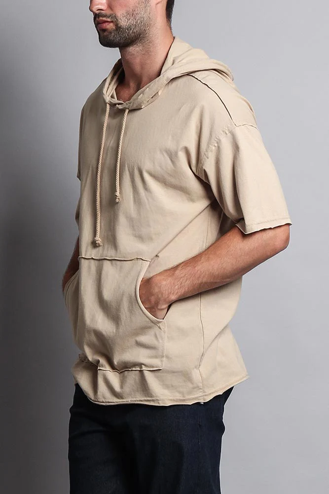 Men's Over Sized Hooded T-Shirt - Image 31