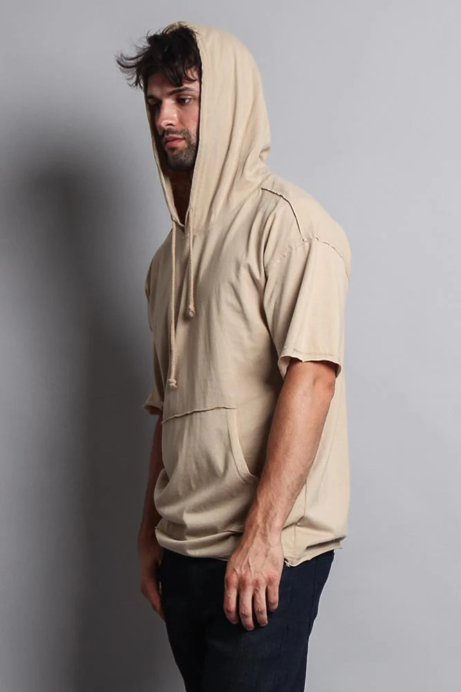 Men's Over Sized Hooded T-Shirt - Image 35