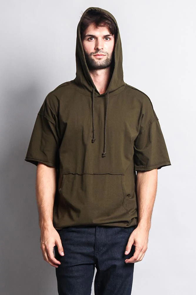 Men's Over Sized Hooded T-Shirt - Image 40