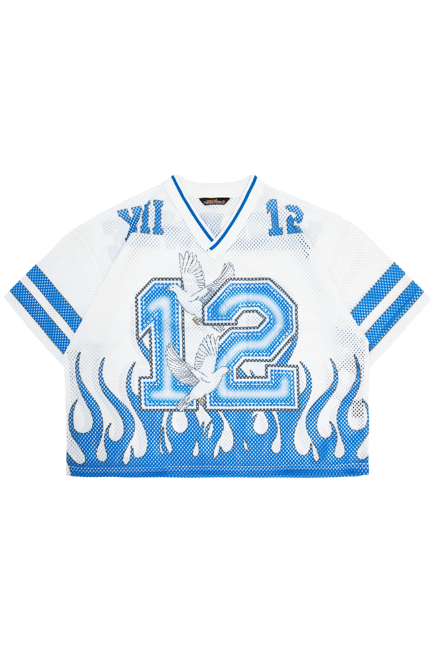 Men's Oversized Mesh Flame Top - Image 5