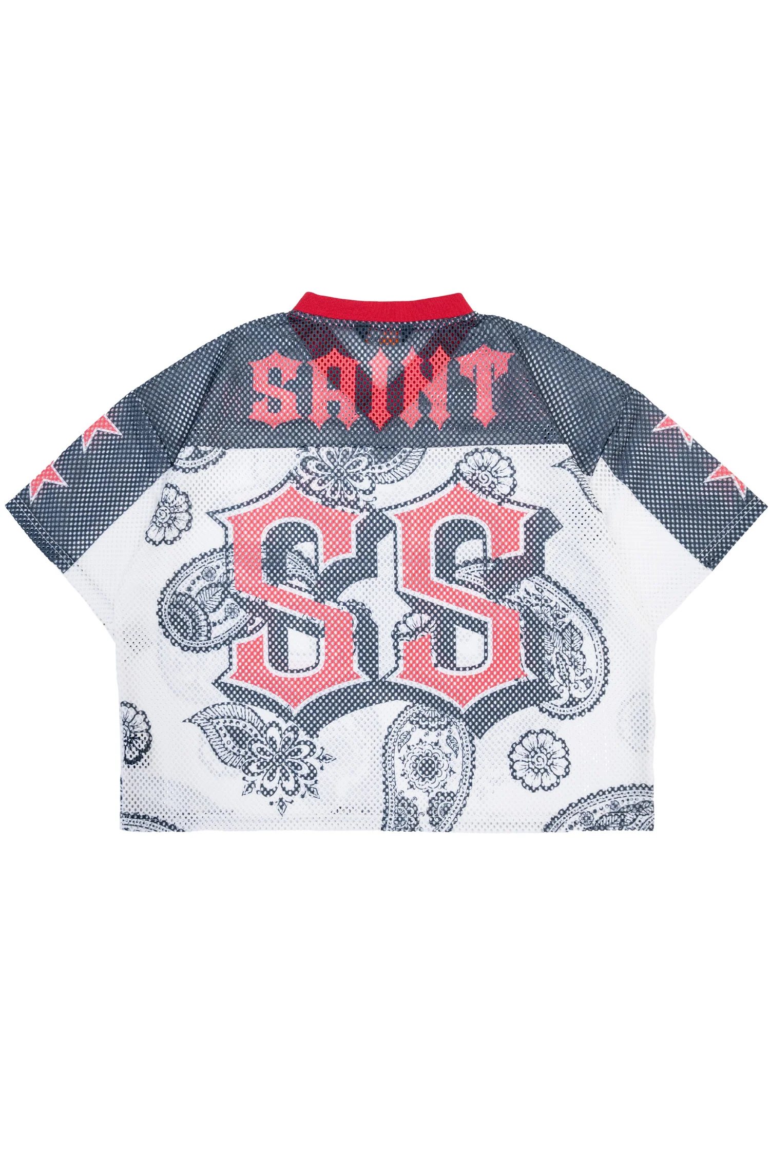 Men's Oversized Mesh Saint Top - Image 2