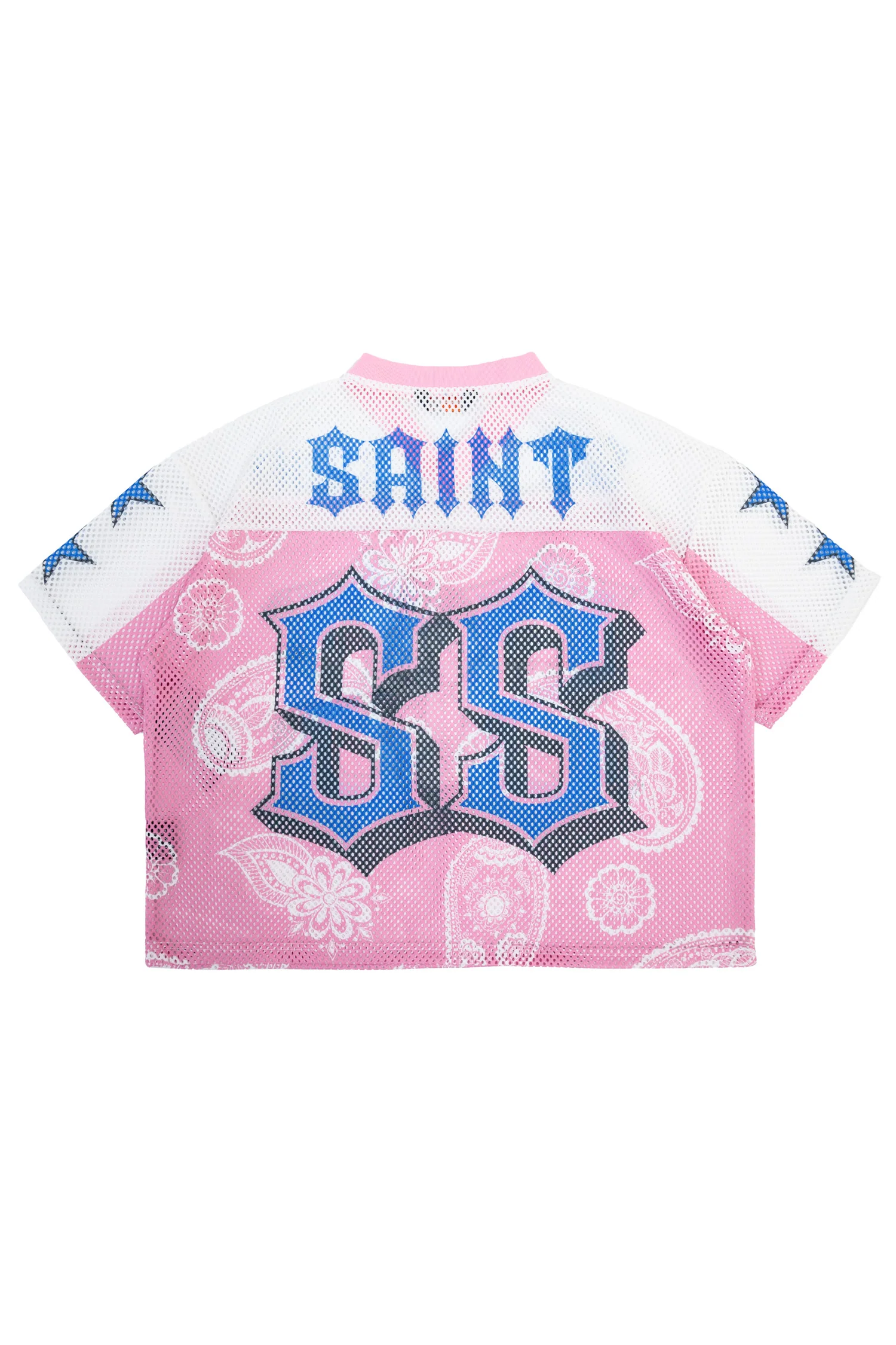 Men's Oversized Mesh Saint Top - Image 6