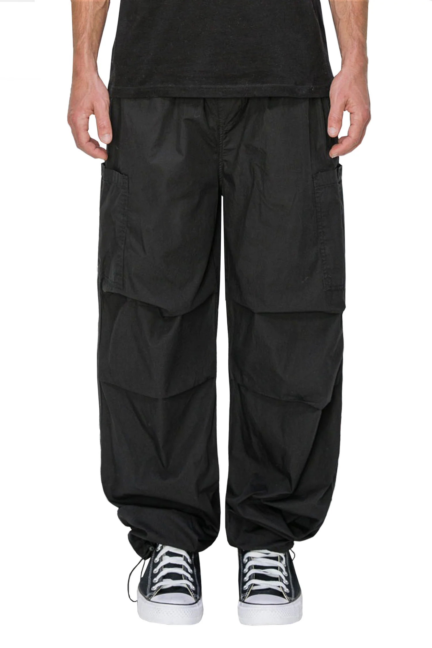 Men's Parachute Baggy Jogger Pants - Image 5