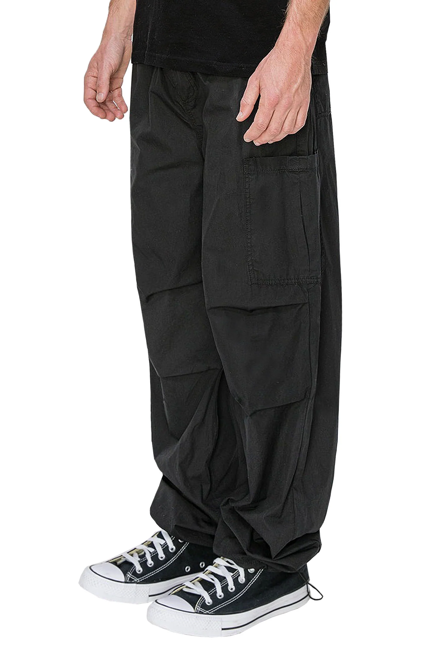 Men's Parachute Baggy Jogger Pants - Image 7