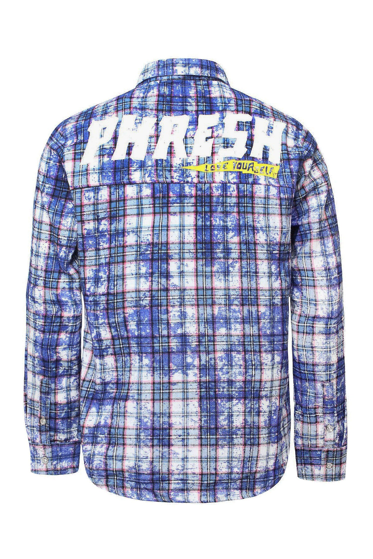 Men's Premium Bleached Multicolor Flannel Shirt - Image 2