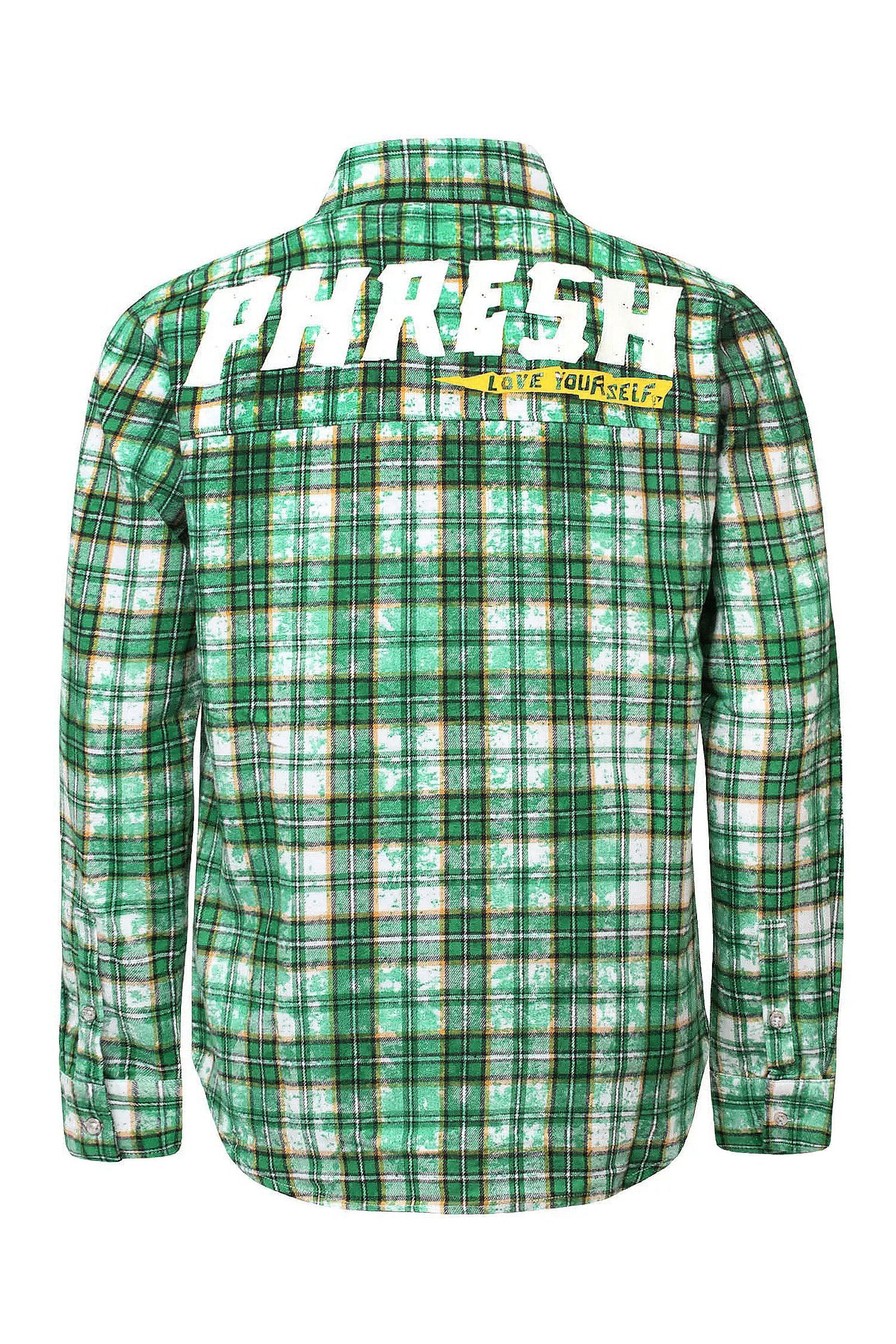 Men's Premium Bleached Multicolor Flannel Shirt - Image 8